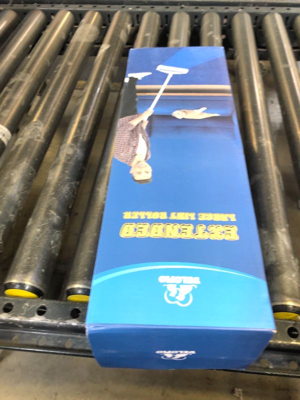Photo 1 of Large Lint Rollers for Carpet, Sticky Rollers for Floor DELOMO 9.45 in with 3 Extendable Handle, Long Handle Sticky Mop for Cleaning Carpets, Cars, Clothing, and Pet Hair