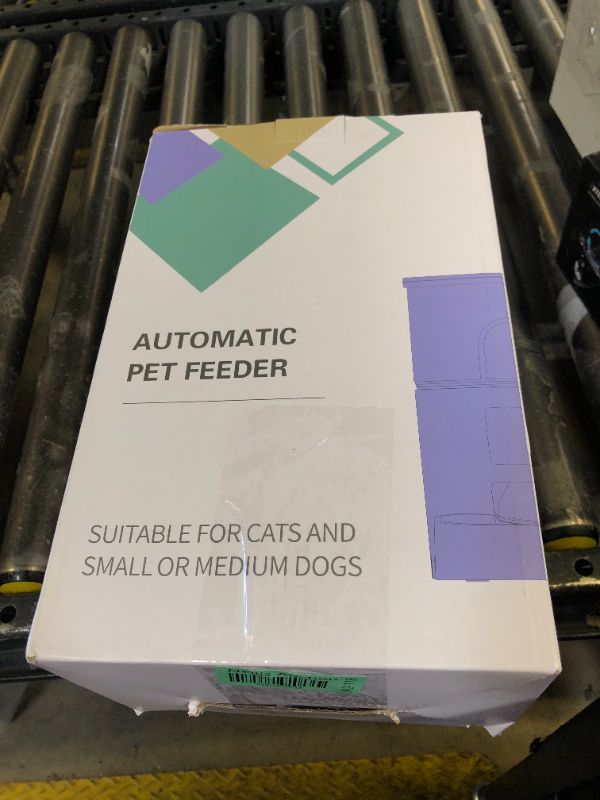 Photo 1 of Automatic Cat Feeders, 3L Timed Cat Dry Food Dispenser, Dual Power Supply, Programmable Portion Size, Auto Pet Feeder for Cats and Small Dogs
