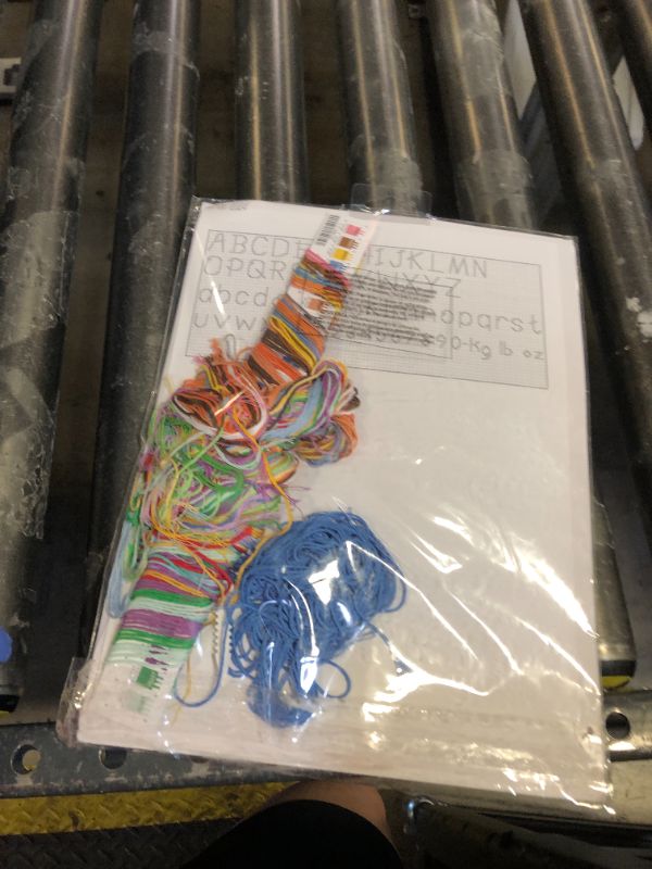 Photo 1 of Dimensions Counted Cross Stitch Kit Baby Express Birth Record Personalized Baby Gift, 14 Count White Aida, 12" x 9"