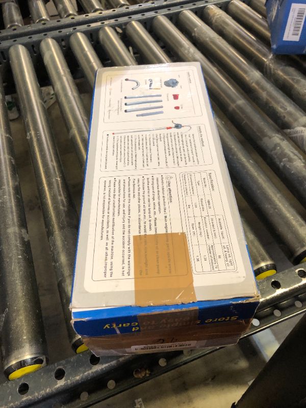 Photo 1 of Drum Rotary Hand Pump Aluminum Alloy Heavy Duty Manual Oil Fuel Transfer Pump Hand Crank Length Adjustable with Filter for Dispensing Fuel Oil Diesel Rotary Barrel Pump 5 to 55 Gal