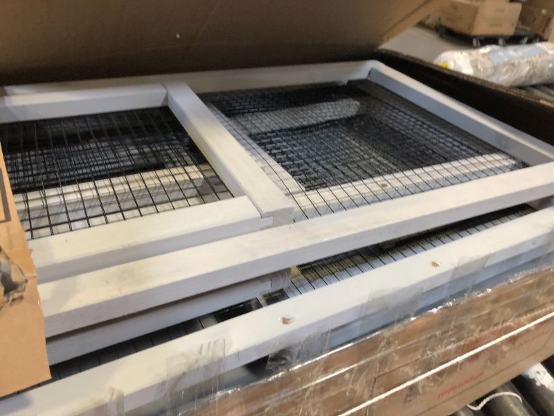 Photo 1 of 70” Catio Outdoor Cat Enclosure, Large Wood Cats House, Catio Window Cat Enclosure, Jumping Platform & 2 Napping Resting Box