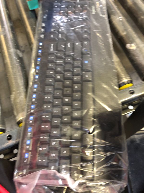 Photo 1 of Logitech K345 Wireless Keyboard - Full-Sized Keyboard with Palm Rest, 2.4 GHz Wireless USB Receiver - for PC, Laptop