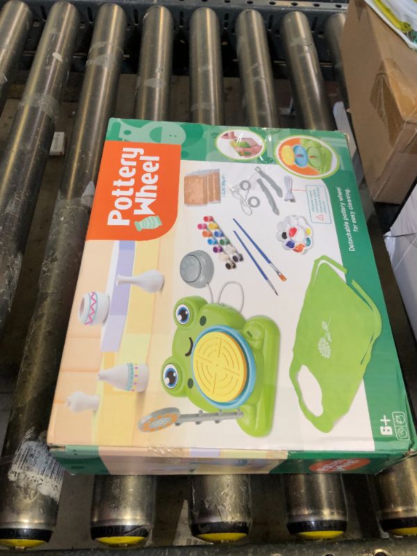 Photo 1 of Pottery Wheel for Kids - Complete Pottery Painting Kit Arts and Crafts for Kids Ages 8-12 with 3 Pack Air Dry Clay Art Supplies Toys for Girls Boy Birthday Gift for 4 5 6 7 8 9 10 11 12+