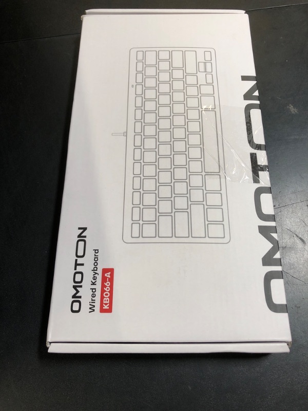 Photo 1 of OMOTON Wired Keyboard for Mac with Dual Interface, Comfortable Typing Angle & Stable Connection, Compatible with MacBook, iMac, Mac Mini, PC-Grey