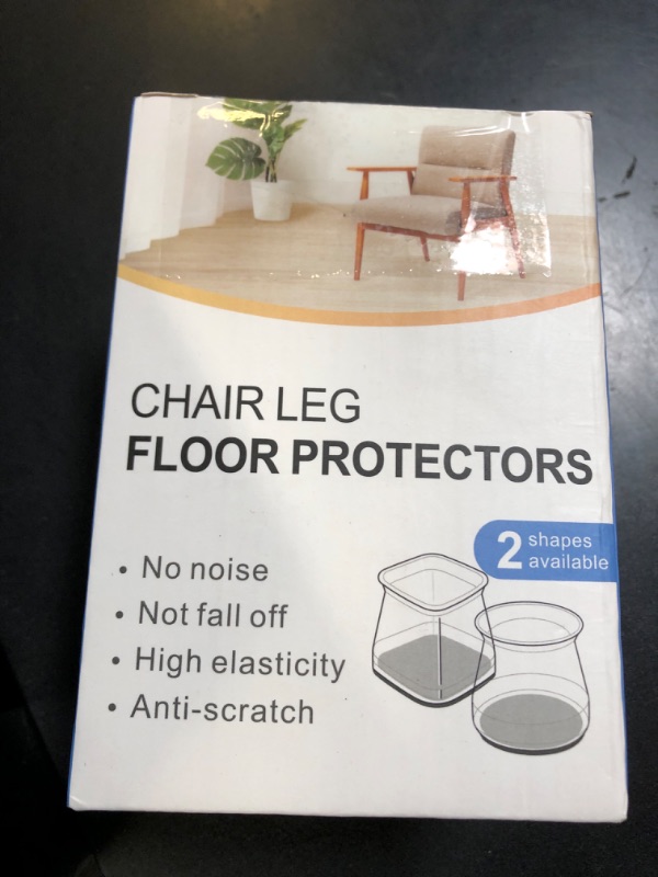Photo 1 of 16 Pcs Chair Leg Protectors for Hardwood Floors, Silicone Felt Furniture Pads Non Slip, Free Moving Table Leg Covers, Stool Leg Protectors Caps (Large fit : 1.3'' - 2'')