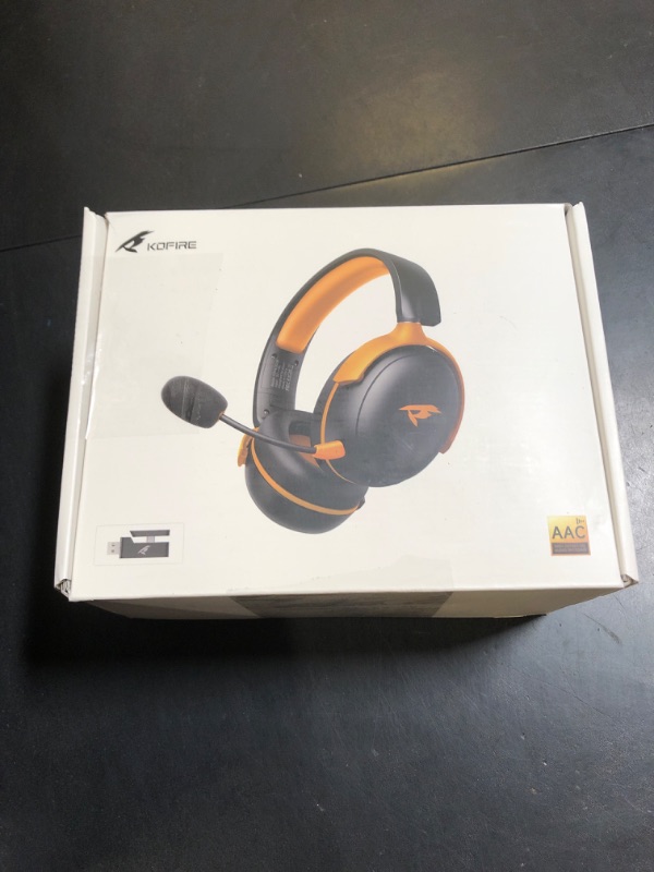 Photo 1 of Wireless Gaming Headset, 2.4GHz USB Gaming Headphones with Bluetooth 5.4, 53MM 3D Stereo Sound, 65H Battery, ENC Noise Canceling Mic, 3.5mm Wired, Wireless Headset for PS5, PC, PS4, Mac, Switch