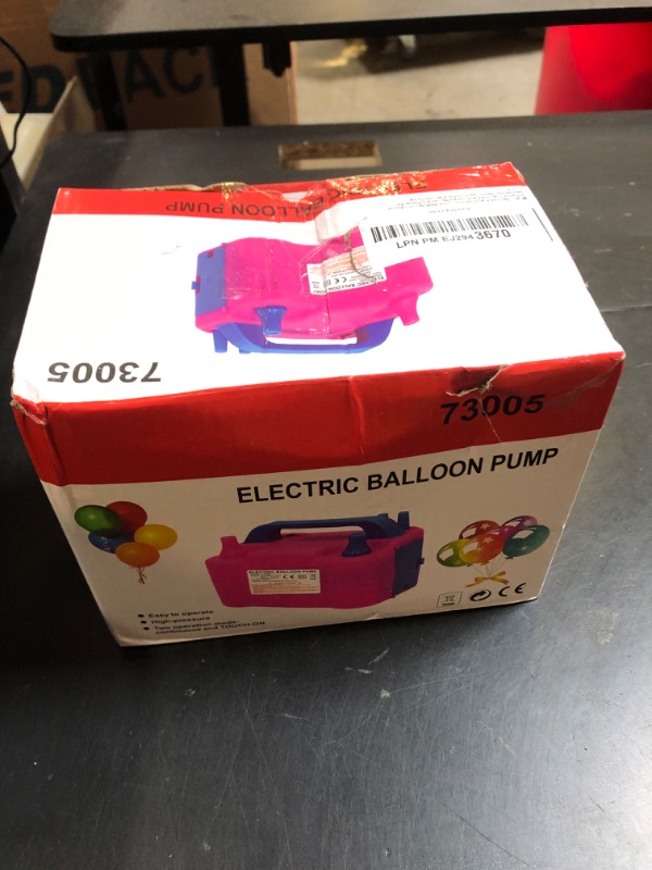 Photo 1 of Balloon Pump Electric, 110V 600W Balloon Blower Inflator Dual Nozzle Air Pump Balloons Inflator for Decoration, Party, Sport,Gifts:2 Balloon Tying Tools