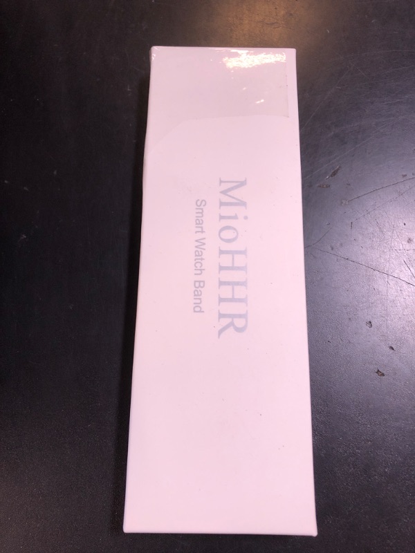 Photo 1 of MioHHR Slim Metal Band Compatible with Apple Watch Band 42mm(Series 10) 41mm 40mm 38mm,Dressy Stainless Steel Chain Strap for Women iWatch Bands Series 9 8 7 6 5 4 3 2 1 SE,Silver/Gold