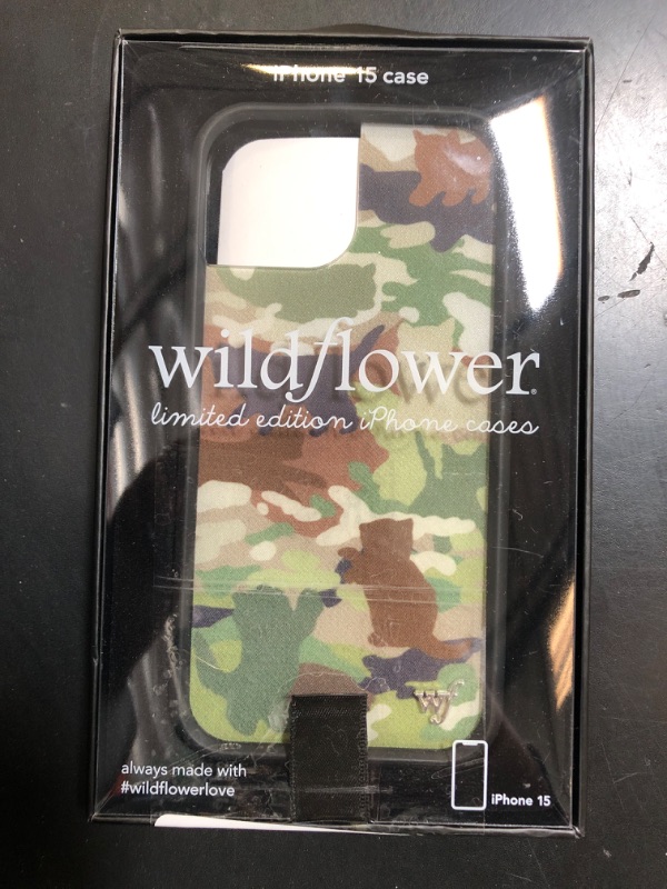Photo 1 of Wildflower Cases - Kitten Around Case, Compatible with Apple iPhone 15  Animals, Kittens, Trendy - Protective Black Bumper, 4ft Drop Test Certified, Women Owned Small Business