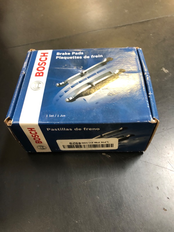 Photo 1 of BOSCH BE1281H Blue Ceramic Disc Brake Pad Set with Hardware - Compatible with Select Acura MDX, ZDX; Honda Odyssey, Pilot; REAR
