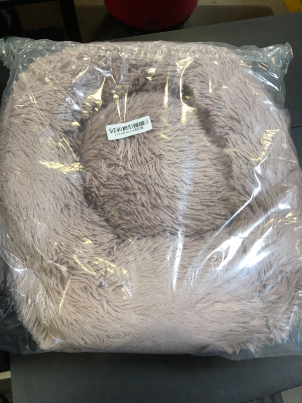 Photo 1 of Whiskers & Friends Cat Bed, Cat Beds for Indoor Cats Washable, Orthopedic Soft Fluffy Round Calming Pet Bed for Small to Large Kitty Kittens & Dogs, Small Dog Beds & Furniture