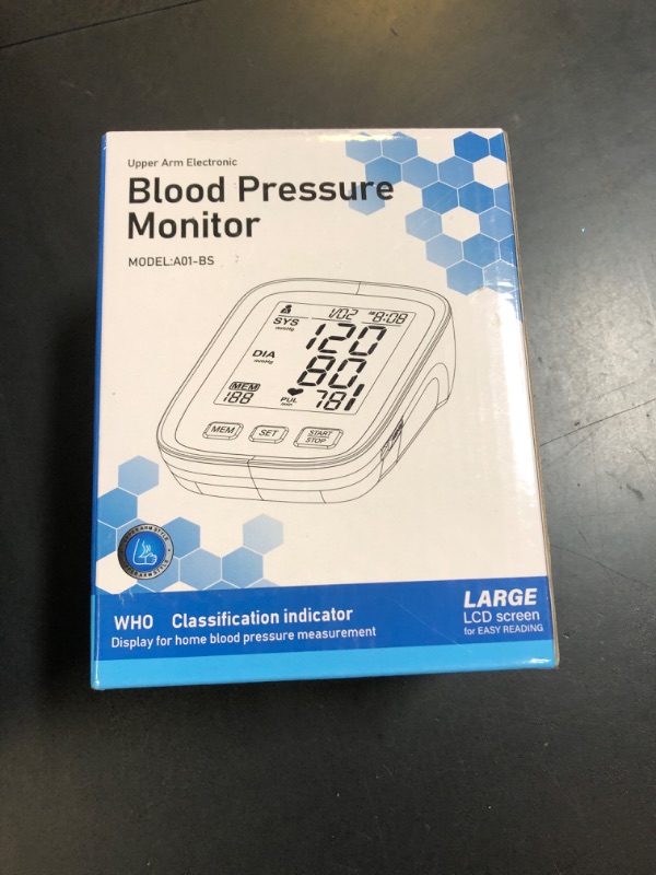 Photo 1 of Upper Arm Electronic Blood Pressure Monitor, 9-17 Inches Cuff for Medium to Large Arms, Accurate Automatic Digital BP Machine for Home Use, Large Backlit Screen, 3 Users,199 Memories Each