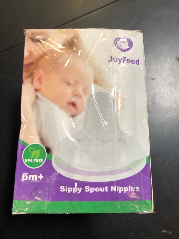 Photo 1 of Sippy Cup Nipples for Philips Avent Anti-Colic Baby Bottles,Food Grade Silicone Sippy Spout?Variable Flow Soft Nipple?6m+,4-Count