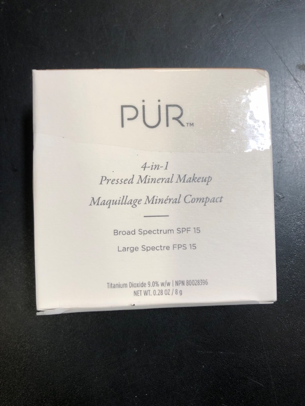Photo 1 of PUR Beauty 4-in-1 Pressed Mineral Makeup Powder Foundation with SPF 15 - Concealer & Finishing Compact Pressed Powder for Face - Buildable Medium to Full Coverage Foundation Powder (Beige)