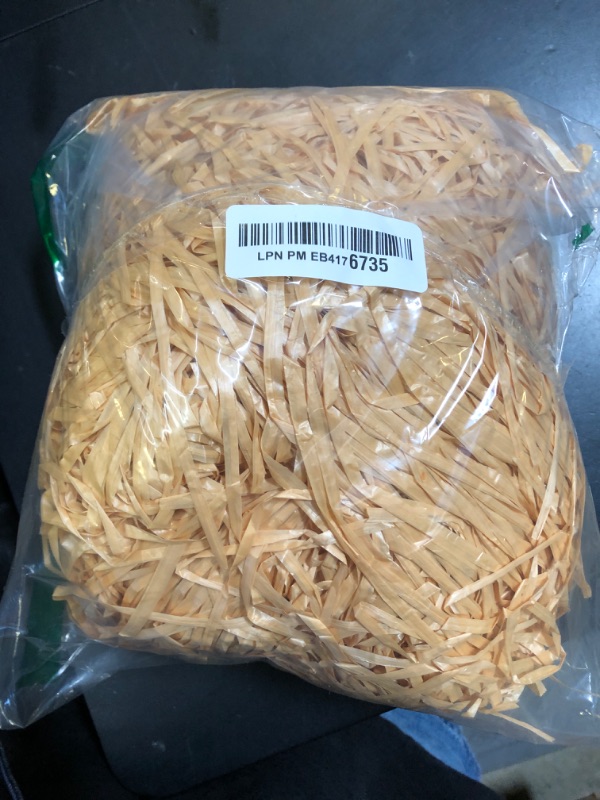 Photo 1 of Fovths Luau Grass Table Skirt Natural - 9 Feet x 29.5 Inch Hawaiian Table Skirt for Tropical Luau Party Decorations, Straw Yellow