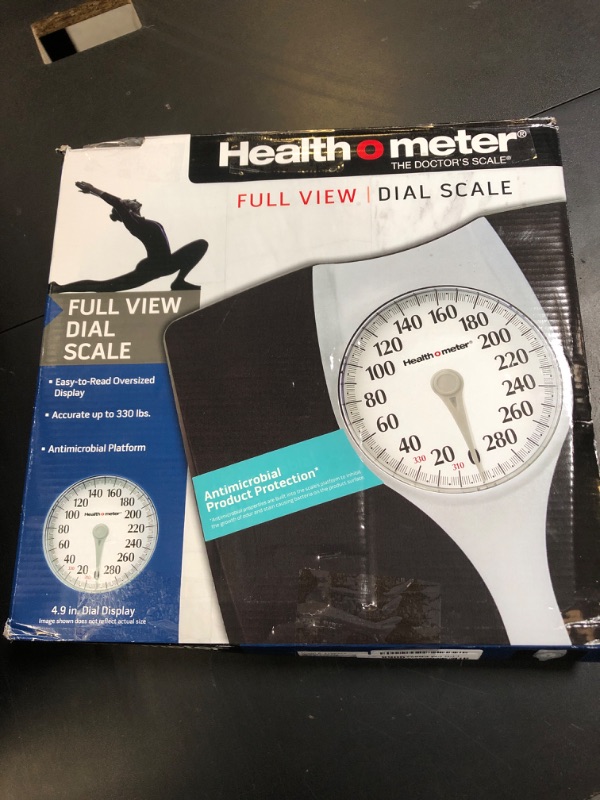 Photo 1 of Health O Meter Bathroom Scale Full View Large Oversize Dial 330LB