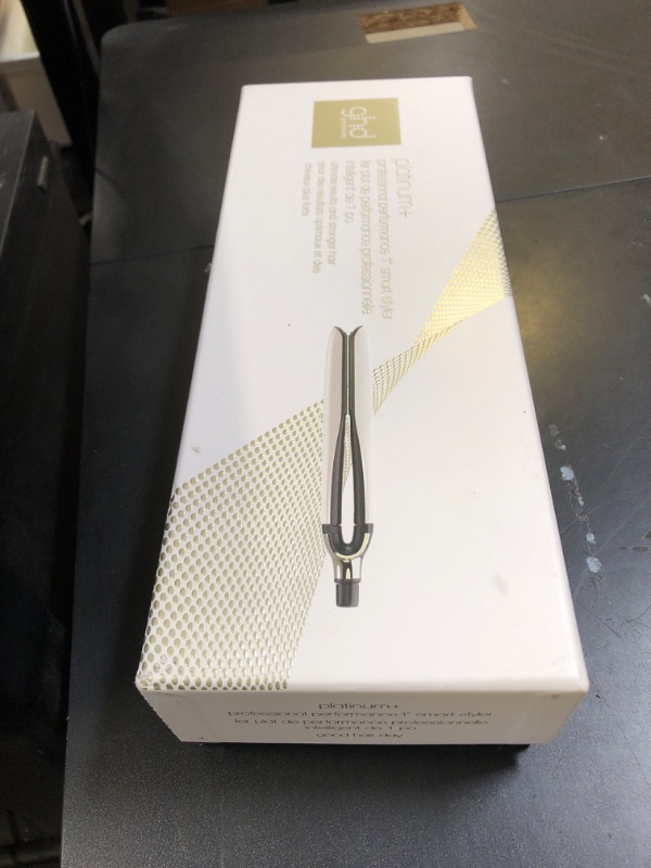 Photo 1 of ghd Platinum+ Styler ? 1" Flat Iron Hair Straightener, Professional Ceramic Hair Styling Tool for Stronger Hair, More Shine, & More Color Protection ? White