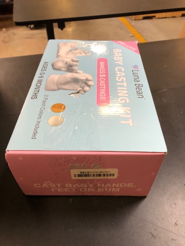 Photo 1 of Luna Bean Baby Foot Hand Casting Kit (Huge 5 Pack) Baby Shower Gifts, Gift for New Mom