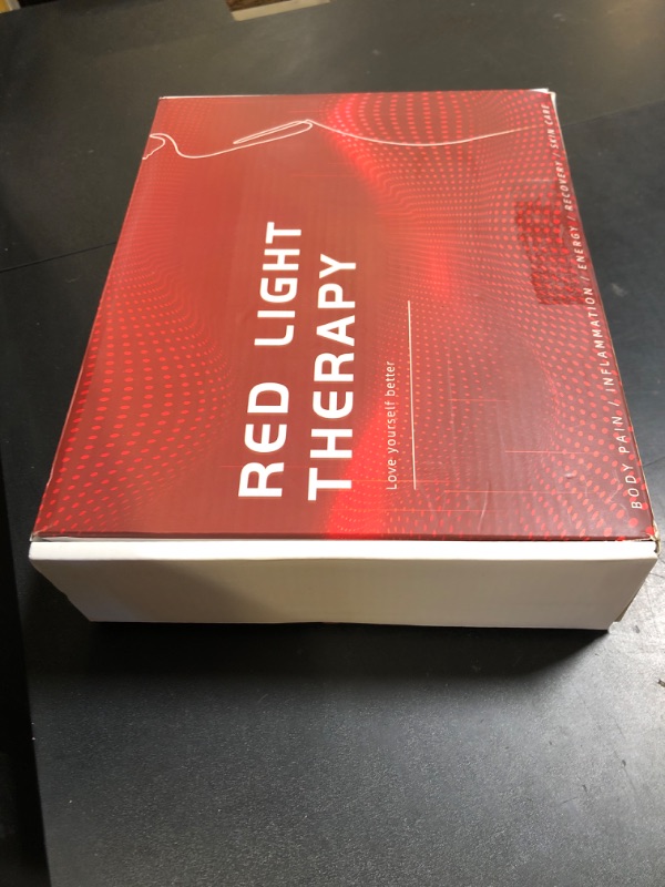 Photo 1 of Red Light Therapy Infrared Light Therapy Wrap Belt for Body Pain Relief Wearable Large Pad for Waist Back Stomach Muscle Repair, Decrease Inflammation, Speed Healing LED 660nm&850nm with Controller