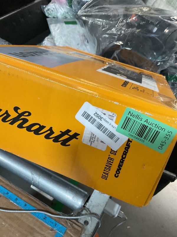 Photo 1 of ***PARTS ONLY***Covercraft Carhartt SeatSaver Custom Seat Covers | Fits 2013-2016 Ram 1500/2500/3500 | 1st Row 40/20/40 Bench Seat, Duck Weave Gravel