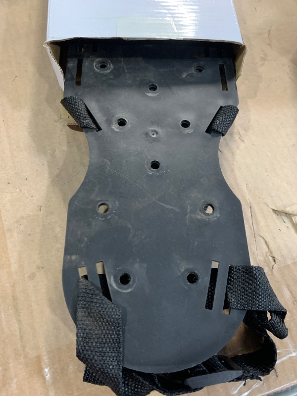 Photo 1 of (missing pieces) Twomissone Lawn Aerator Shoes with Hook & Loop Straps, New Unique Design Heavy Duty Spiked Aerating Sandals