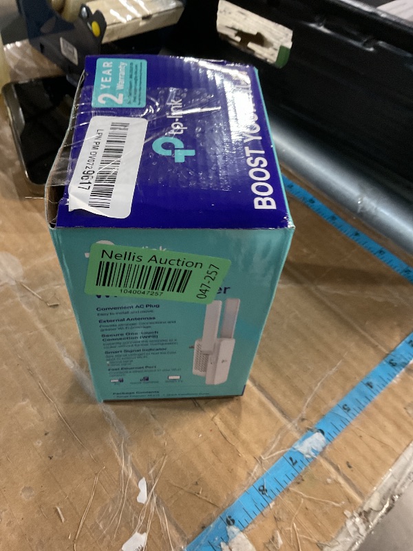 Photo 1 of TP-Link AC1200 WiFi Extender, 2025 Wirecutter Best WiFi Extender, 1.2Gbps home signal booster, Dual Band 5GHz/2.4GHz, Up to 1600 Sq.ft and 32 Devices, EasyMesh Compatible, One Ethernet Port (RE315)