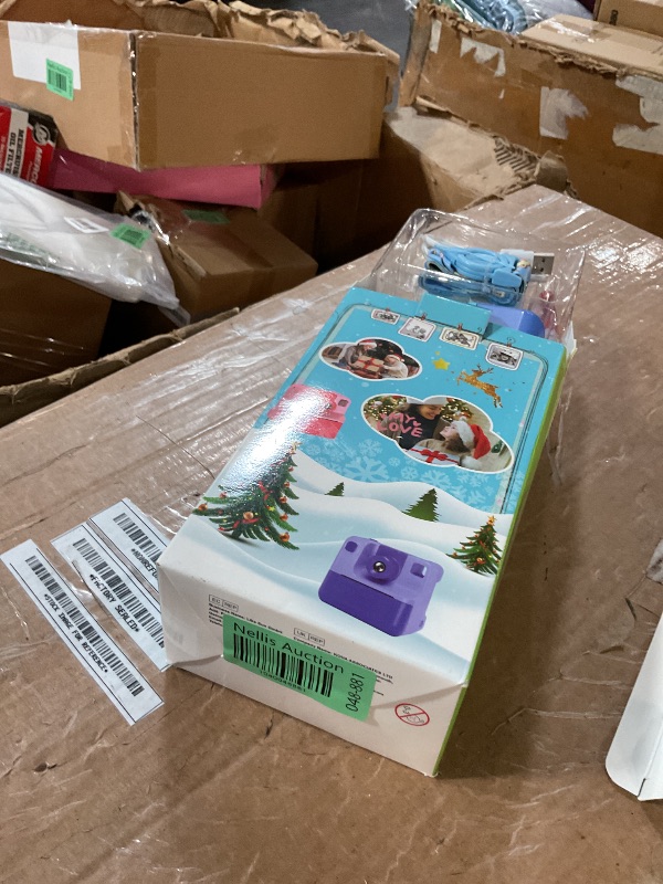 Photo 1 of ***(PARTS ONLY/ NON FUNCTIONAL)***Kids Camera Instant Print, Christmas Birthday Gifts for Girl Boys 3-12 Years Old, FHD Selfie Digital Video Cameras Toddler 3 Rolls Print Paper & 32G Card (Blue)