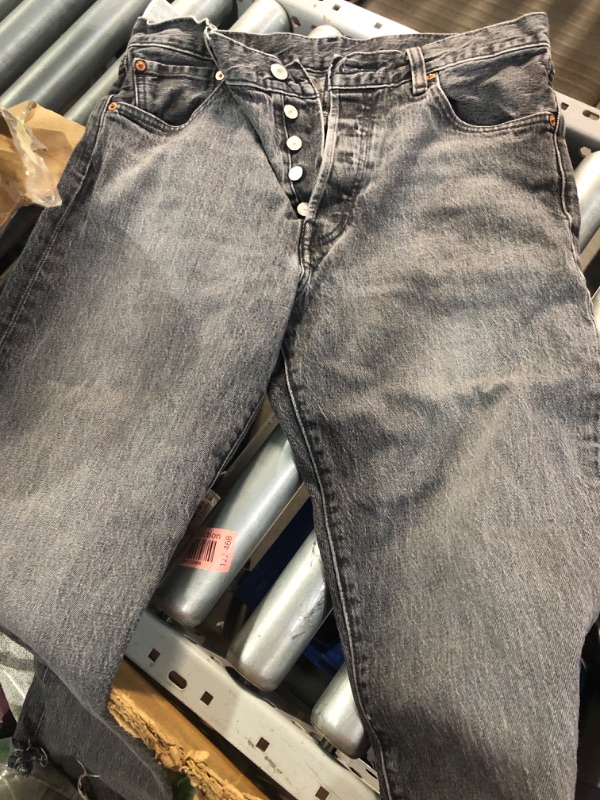 Photo 1 of (used)(see all images) Levi's Men's 501 Original Fit Jeans (Also Available in Big & Tall), All-Nighter Black, 32W x 34L