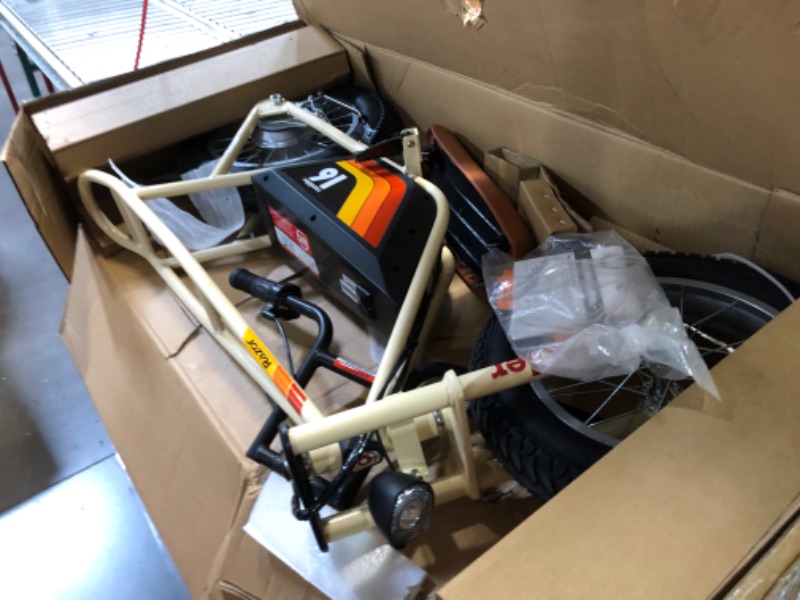 Photo 1 of (Not functional)(sold for parts only) Razor Rambler 16 – 36V Electric Minibike with Retro Style, Up to 15.5 MPH, Up to 11.5 Miles Range, Wide, Rugged 16" Air-Filled Tires