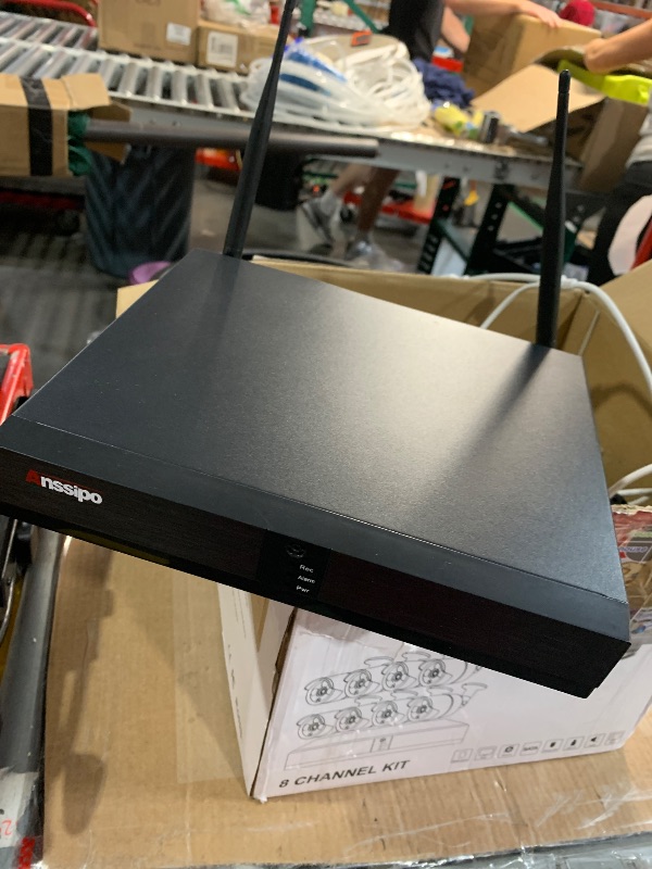 Photo 1 of (see all images) 8 Channel Wireless Security Camera System, H.265 WiFi NVR Camera System, 8X 3MP Wired Outdoor Indoor Cameras with 2-Way Audio