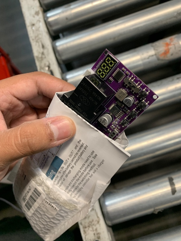 Photo 1 of Low Voltage Disconnect and Charging Discharging Protection 2 IN 1 40A DC 5V-60V Low Voltage Cutoff with LCD Display Low Voltage Protector Disconnect Switch Module Charging Discharging Protection Board