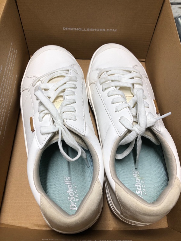 Photo 1 of Dr. Scholl's Shoes Womens Time Off Platform Slip On Fashion Sneaker,White Smooth,9