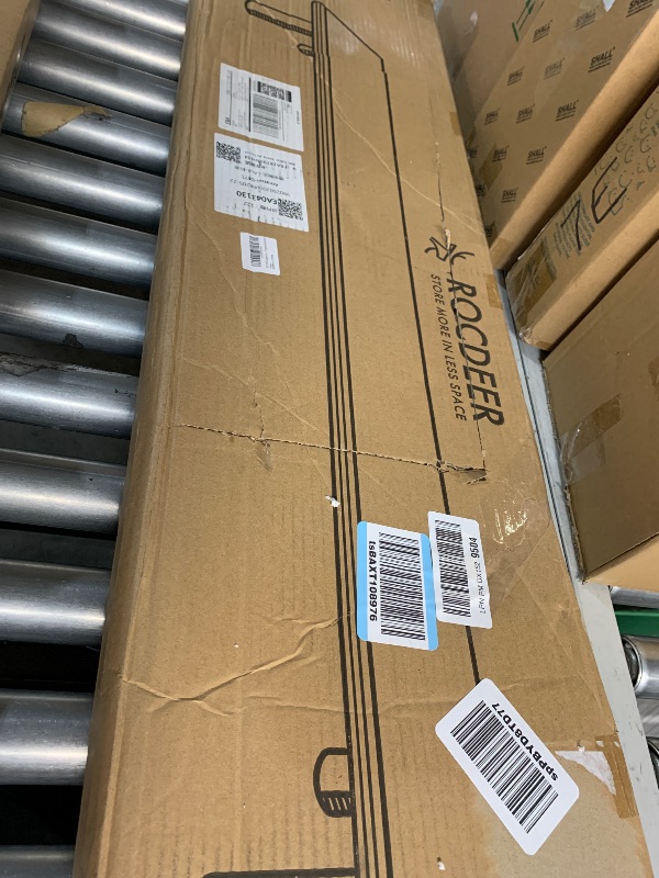 Photo 1 of ROCDEER Bamboo Dual Monitor Shelf, Monitor Stand Riser with Underneath Storage for Desk Office Supplies, Supports Heavy TV up to 300 lbs, Natural