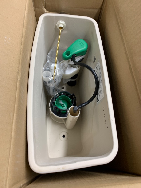 Photo 1 of (TOP TANK ONLY) TOTO Drake Two-Piece Elongated 1.6 GPF TORNADO FLUSH Toilet with CEFIONTECT, Cotton White - CST776CSG#01