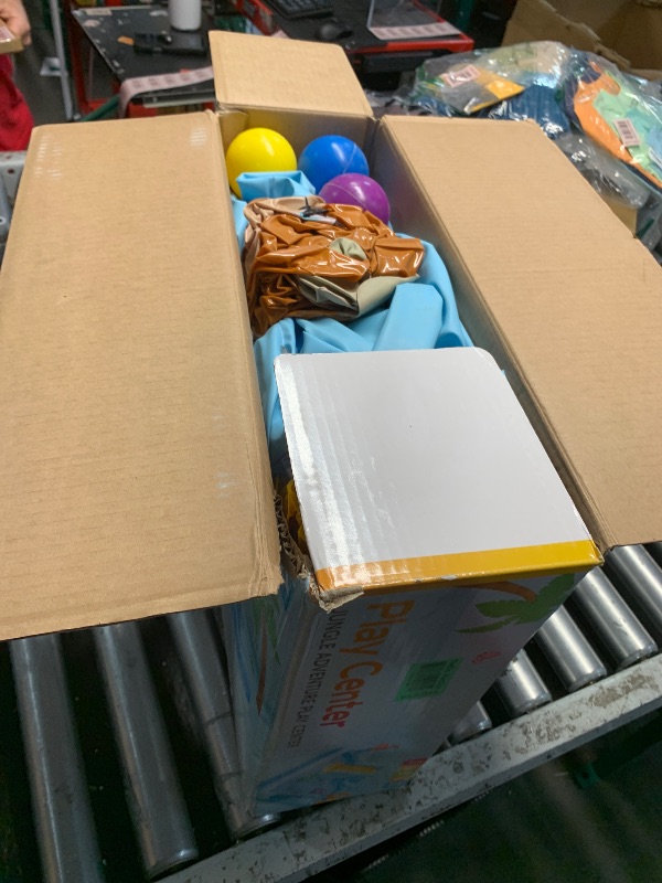 Photo 1 of (used)(unknown if complete) Intex 96" x 78" x 28" Inflatable Jungle Adventure Play Center Spray Kiddie Pool - Backyard Kids Water Slide