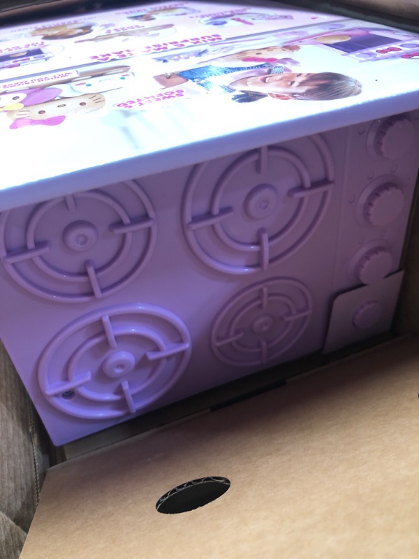 View 2 of Cookeez Makery Hello Kitty & Friends Oven Playset – Interactive Bake & Reveal Toy, Includes Mystery Warm Scented Plush (Hello Kitty, Cinnamoroll, or My Melody), Mixing Tools, Dough, Accessories, 5+