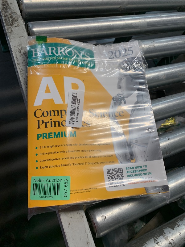 Photo 1 of AP Computer Science Principles Premium, 2025: Prep Book with 6 Practice Tests + Comprehensive Review + Online Practice (Barron's AP Prep)