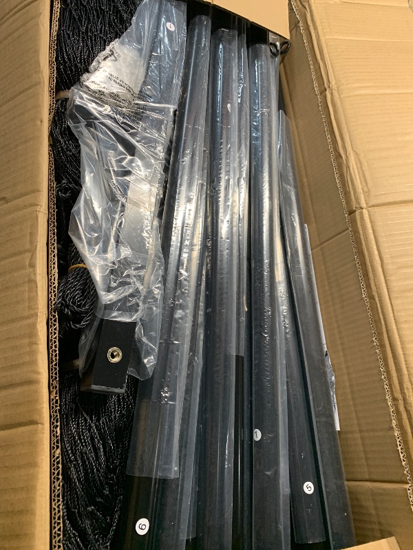 Photo 1 of MR Ball Stop Net System 20’x12’, Movable Heavy Duty Backstop Net, 2 in 1 Multi-Sport Stop Netting, Ball Barrier Sports Practice Barrier Net for Professional, College and Grade School Training