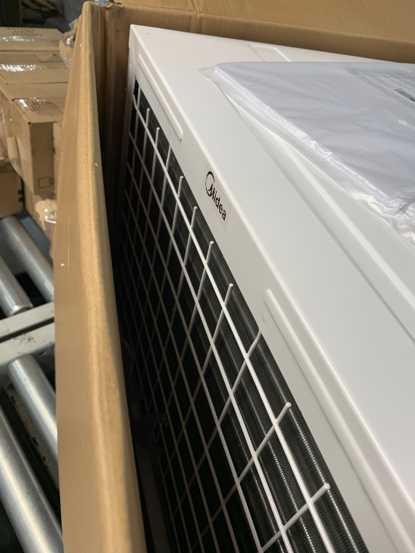 Photo 1 of Midea 18,000 BTU Smart Inverter Window Air Conditioner with APP, Alexa Control, 208/230V AC Unit Cools up to 1,000 Sq. Ft, Quiet Operation, Energy Saving, Remote & Easy Installation Kit, White