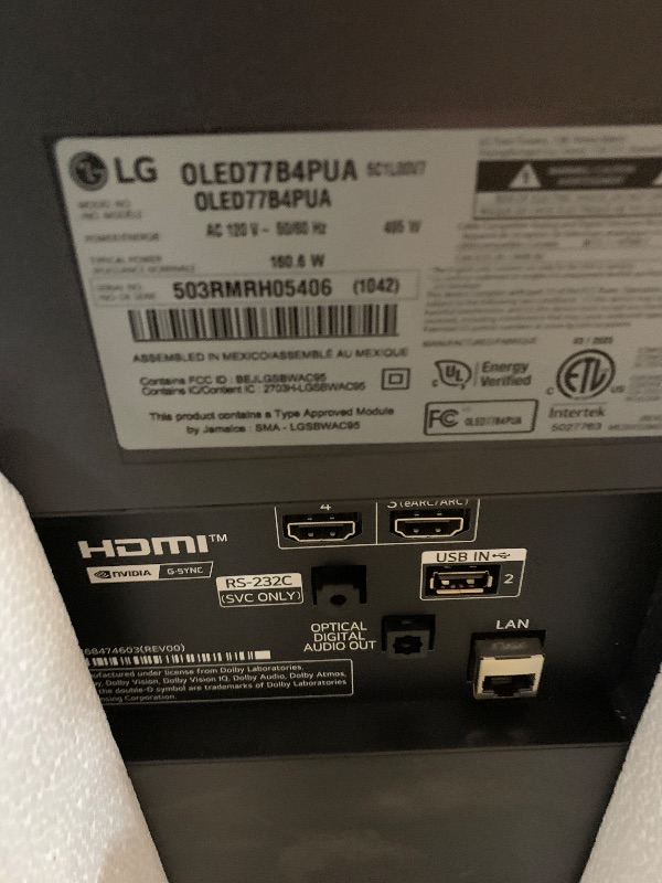 Photo 1 of ***PARTS ONLY***LG C3 Series 65-Inch Class OLED evo 4K Processor Smart Flat Screen TV for Gaming with Magic Remote AI-Powered OLED65C3PUA, 2023 with Alexa Built-in
