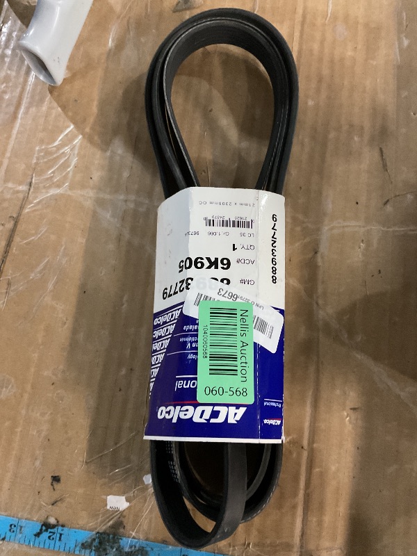 Photo 1 of ACDelco Gold 6K905 Standard V-Ribbed Serpentine Belt