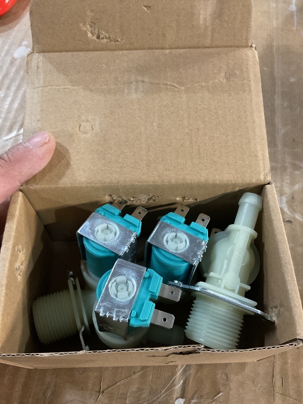 Photo 1 of 5221ER1003A 5220FR2075L Cold Water Inlet Valve Compatible with LG Tromm Kenmore WM3470HVA WM2016CW 5221ER1003C 5221ER1003D WM2277HW WM2016CW WM2301HR Washing Machine