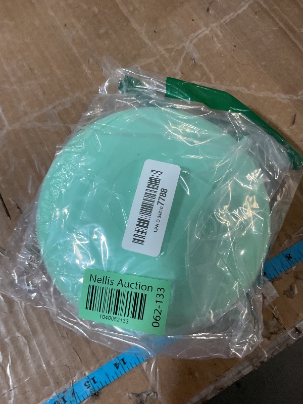 Photo 1 of Snack Container 360° Rotating Snack Fruit Tray Divided Snack Storage Organizer Kids Fruit Storage Box Large Capacity Sealing Snack Box (Mint Green)