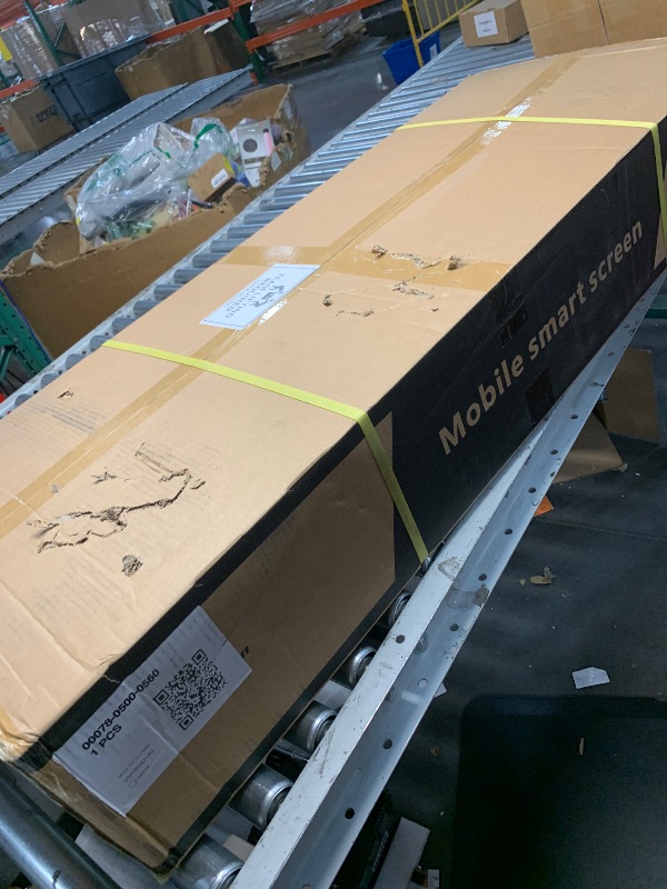 Photo 1 of *** FACTORY SEALED***32-Inch Portable Touch Screen Monitor, 1080P Portable TV on Wheels with 13MP Integrated Camera, 6G RAM+128G Storage, Android OS, Built-in Battery(6-7H), Full Swivel Rotation, Voice Remote Control