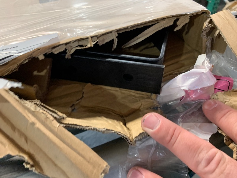 Photo 1 of DIYHD Outdoor Stair Riser 8 Steps for Deck Height 66in,Powder Coated Black,MAX Load Capacity:500lbs,2pcs