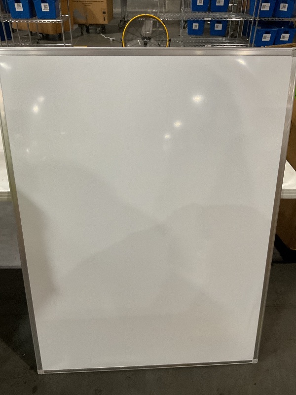Photo 1 of *** JUST THE BOARD***TQVAI Magnetic Dry Erase Board for Wall 48 x 36 Inches Whiteboard with Markers, Pen Tray, Magnets, Writing Board for Students, Planning, Drawing, Memo, to Do List, Aluminium Frame