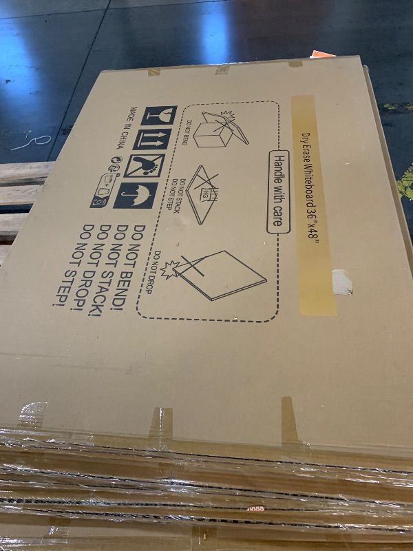 Photo 1 of *** FACTORY SEALED***TQVAI Magnetic Dry Erase Board for Wall 48 x 36 Inches Whiteboard with Markers, Pen Tray, Magnets, Writing Board for Students, Planning, Drawing, Memo, to Do List, Aluminium Frame