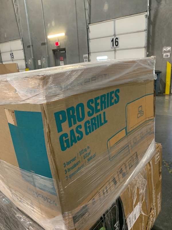 Photo 1 of *** FACTORY SEALED***Char-Broil® Pro Series™ with Amplifire™ Technology 3-Burner Propane Gas Grill and Griddle Cabinet, Black - 463365124