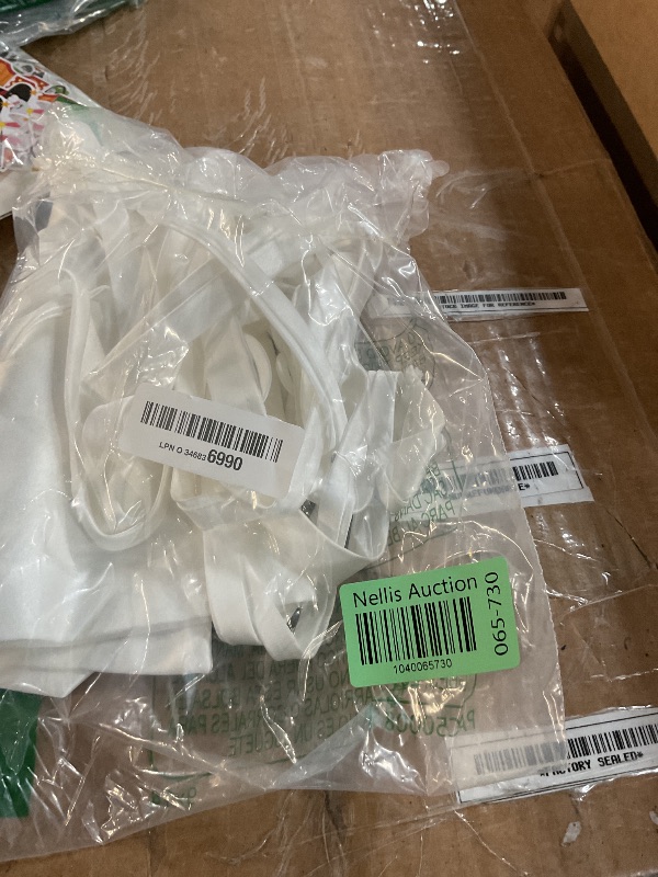 Photo 1 of 3PCS/Set Satin Corset Kit Zipper Replacement Wedding Gown Back Lace Webbing DIY Craft Wedding Dress Accessories Materials (White)