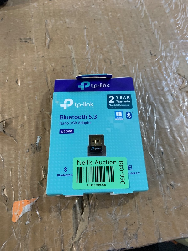 Photo 1 of TP-Link USB Bluetooth Adapter for PC, Bluetooth 5.0/5.3 Dongle Receiver, Plug and Play, Nano Design, EDR & BLE, Supports Windows 11/10/8.1/7 for Desktop, Laptop, PS5/PS4/Xbox Controller (UB500)